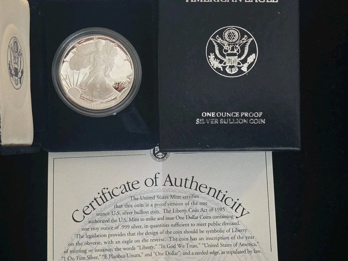 American Eagle 1995 Silver Bullion Coins for sale | eBay