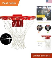 Standard Size Basketball Net - Professional Heavy-Duty Nylon for All Weather Use