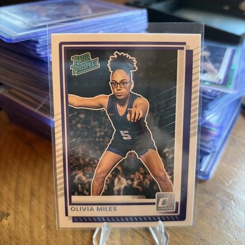 2025 Panini Donruss #89 Olivia Miles Rated Prospect RC Rookie TCU