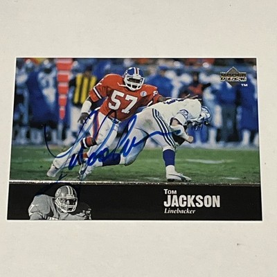 1997 Upper Deck Legends Tom Jackson Auto Autograph AL-119 Denver Broncos 