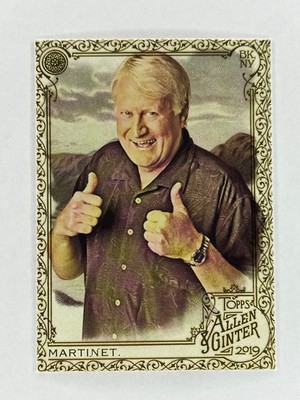 2019 Topps Allen and Ginter Gold Border #171 Charles Martinet Mario Hot Box