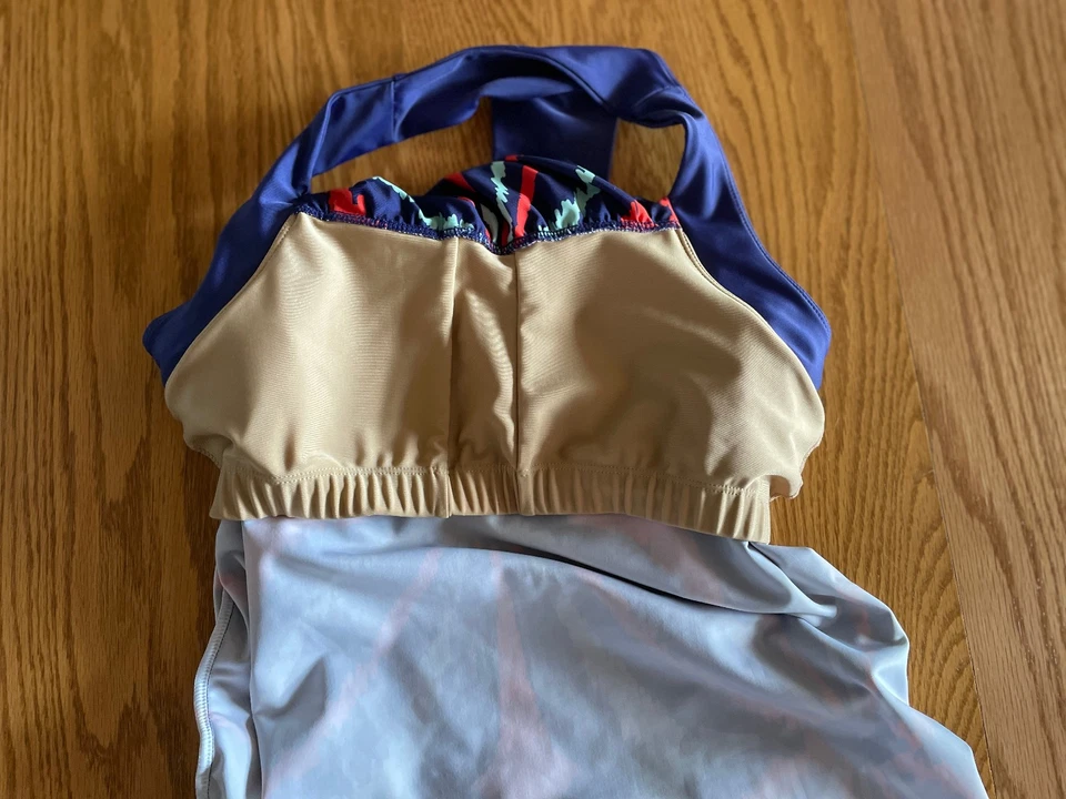 Moxie Cycling Co. Camiseta sin mangas talla grande escote corazón púrpura/rojo/verde Foto 4 de 4