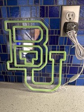 Baylor University Green Led Neon Wall Sign Plastic Decorative Collectible