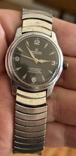 Vintage Endura Men s Watch Black Dial Militar...