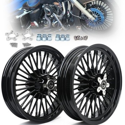 16x3.5 Fat Spoke Felgen Radsatz für Harley Road King Street Electra Glide 00-08