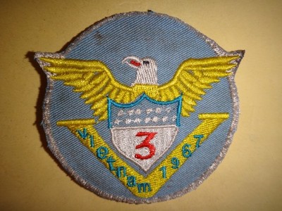 Vietnamkrieg USCG Küstenwache Geschwader 3 VIETNAM 1967 Abzeichen