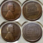 Lot of (2) Lincoln Wheat Cents: 1924-P & 1924-S - VF & VG