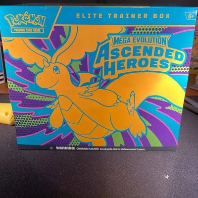 Pokémon TCG Ascended Heroes Elite Trainer Box Factory Sealed New
