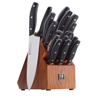 Henckels Definition 15-Piece Knife Block Set Dishwasher Safe Stainless Steel