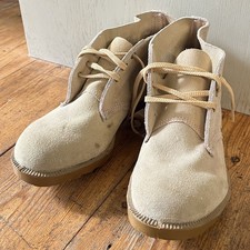 RARE BRITISH ARMY ISSUE GULF WAR CHUKKA DESERT BOOTS - SUEDE - UK 7