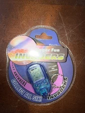 Finger Fun Invaders: Excalibur Electronic Handheld Keychain Video Game - Sealed