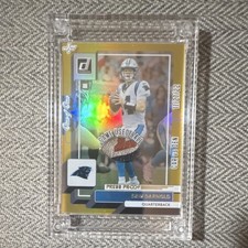 Panini 2022 Donruss Sam Darnold Panthers Press Proof Black One of One #236