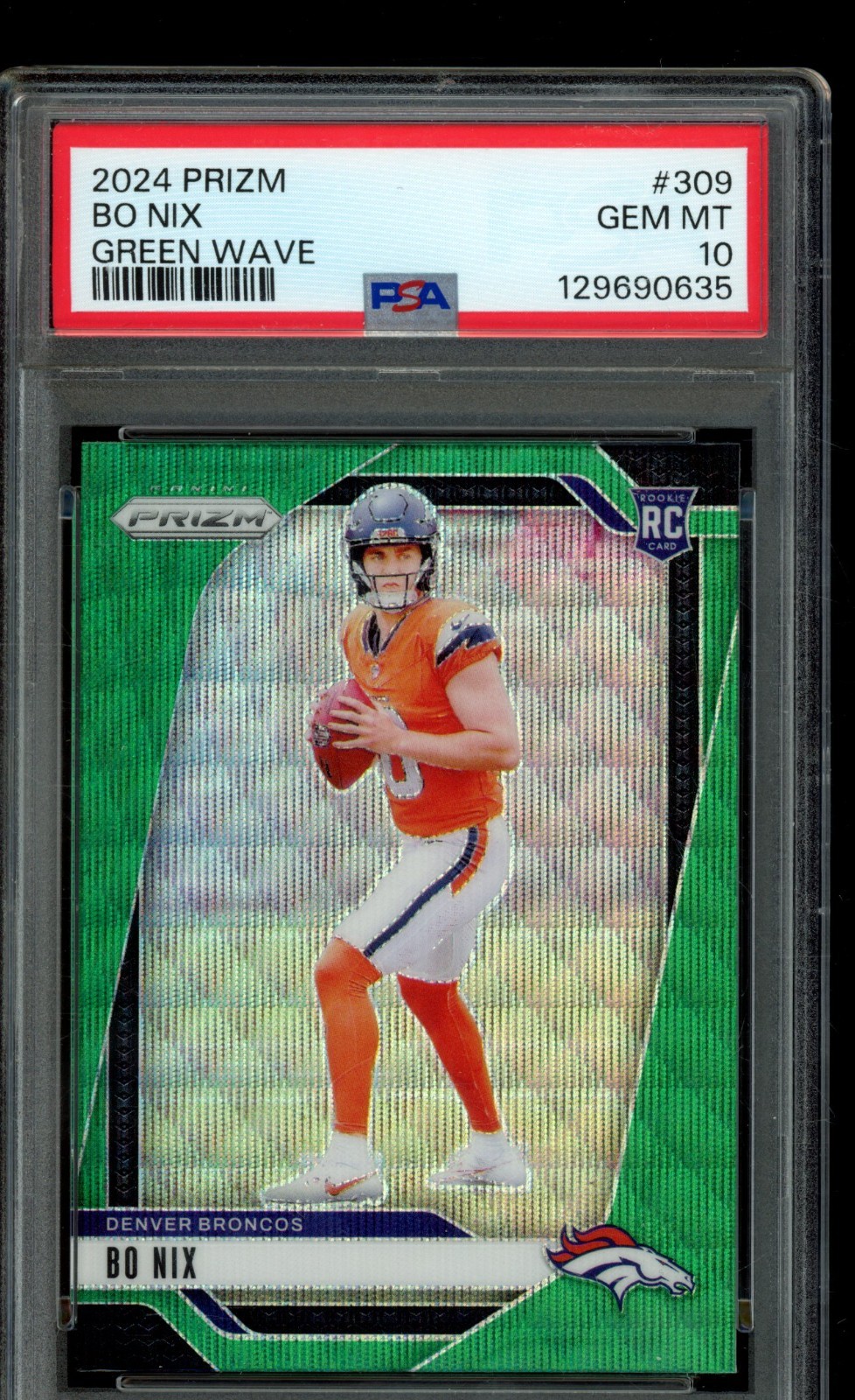 Panini Wave Bo Nix front