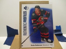 2021-22 SP Hockey Blue Authentic Profiles Drake Batherson