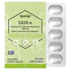 Synergy , SAM-e, 400 mg, 30 Enteric Coated Ta...
