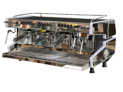 CIME CO-03 NEO E61 3 GROUP WHITE & STAINLESS STEEL ESPRESSO COFFEE MACHINE NEW