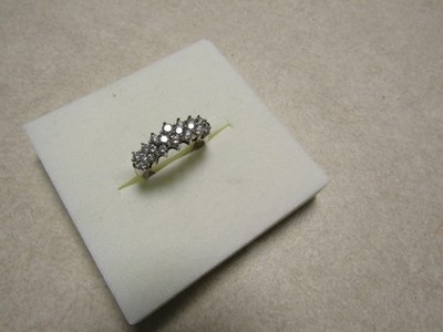 Jubiläum 1 Karat Diamant 14K Weißgold Ring, Größe 7, Ross Simons, Nagelneu!