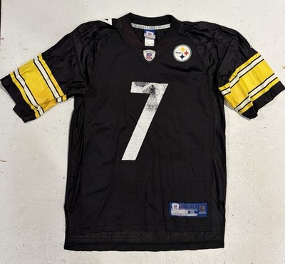 Pittsburgh Steelers Ben Roethlisberger #7 Jersey Reebok On Field NFL Adult M