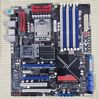 ASUS RAMPAGE II EXTREME + i7-950 : LGA1366 X58 E-ATX DDR3 Dual LAN, NO IO-Shield