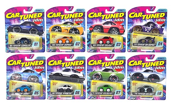 2025 CarTuned 1:64 Series 1 JDM Tuners Alternate Assortment 8 Car