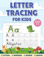 Letter Tracing for Kids ages 3-5: Trace Letters A Z and Numbers 0 10 for Prescho