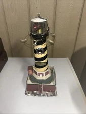 Vintage Mr. Christmas Holiday Cape Hatteras Animated Lighted Sound Lighthouse