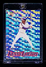 Kenny Lofton RARE DOTS REFRACTOR PRISMS INVESTMENT CARD Cleveland Indians SP