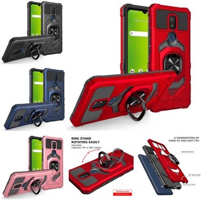 Tempered Glass / Robotic Hybrid Cover Phone Case For Sharp Rouvo V STTM21VAPP