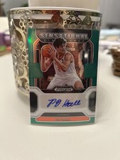 2022 Panini Prizm Draft Picks Sensational Signatures Green PJ Hall Auto #SS-PJH