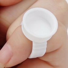 100pcs Microblading Tattoo Eyebrow Ink Pigment Holder Rings Cup Container Tools