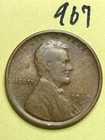 1910-S LINCOLN WHEAT CENT, low mintage date, "Fine" condition #967