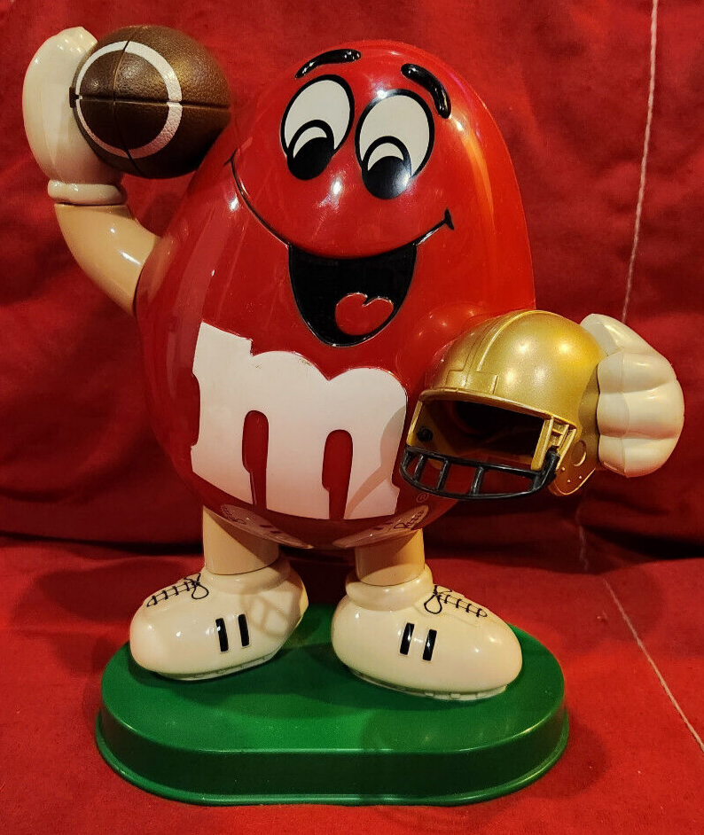 M&M's Red M&M with Football Sport Candy Dispenser 1995 | eBay