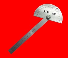 Gradmesser 180° Gradbogen Winkelmesser 90x145mm Mess Werkzeug Schmiege TP31C700