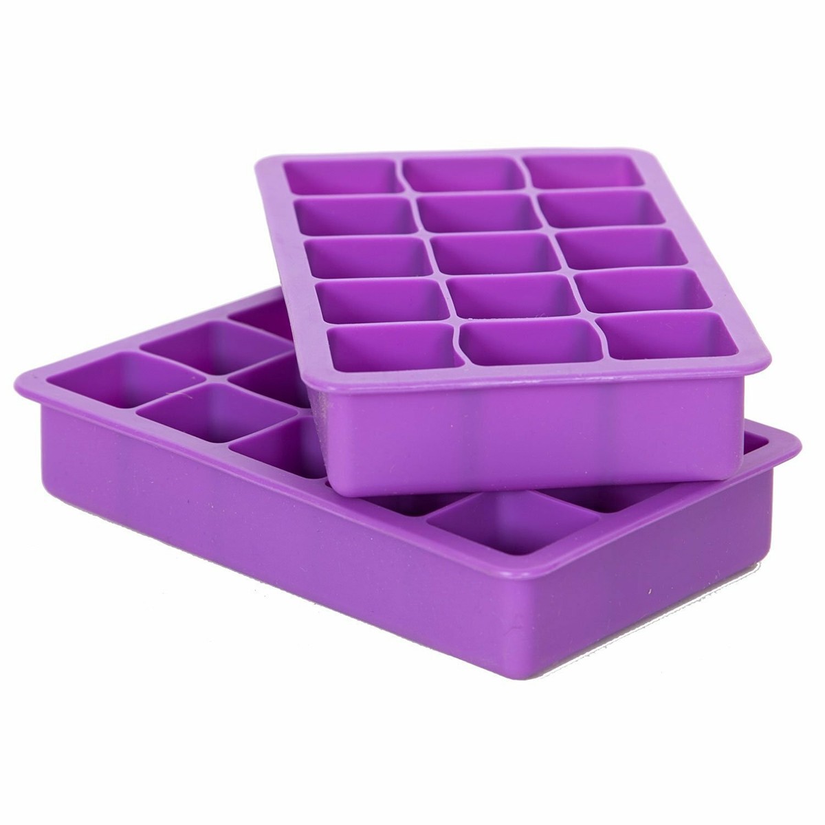 ElbeeHome Silicone Ice Cube Tray, 15 Cube, Set of 2 | eBay