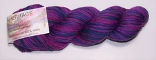 100g skein of Cascade Heritage HAND PAINTED Merino & Nylon Sock yarn #9804 MULTI
