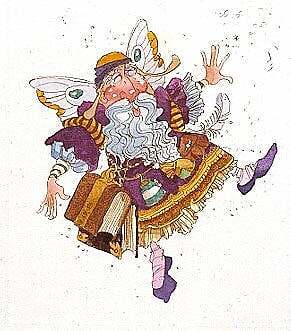 James Christensen - Faerie Scholar Seeking Equilibrium S/N Etching Signed MINT