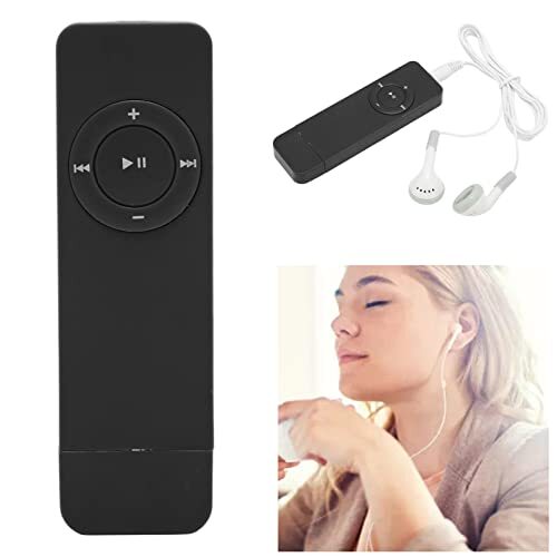 Goshyda Lecteur MP3, Carte Mémoire 64G Maximum 180 MAh Batterie sans Perte Son D - Photo 6/7