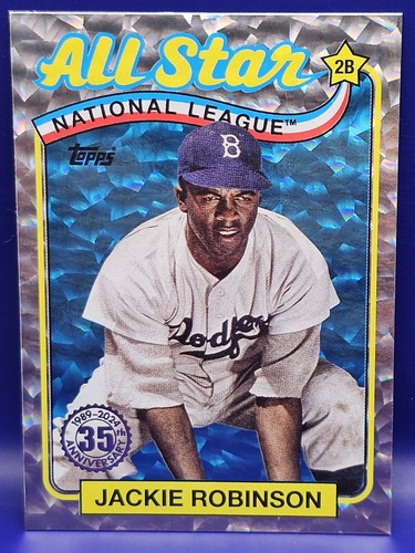 2024 Topps Series 2 1989 35th All Star Silver Foil Jackie Robinson ...