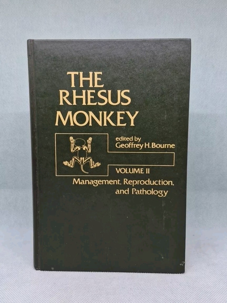 The Rhesus Monkey VOL 2 - Ed, Geoffrey Bourne: 1975 HB, ISBN: 0121193020