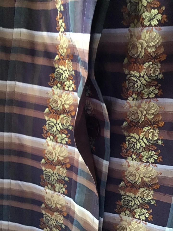 Blusa floral marrón vintage para mujer Austin Reed London New York talla 10” Foto 4 de 4