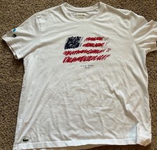 Lacoste sport miami open ultra dry t-shirt size 8, 24.5  pit to pit