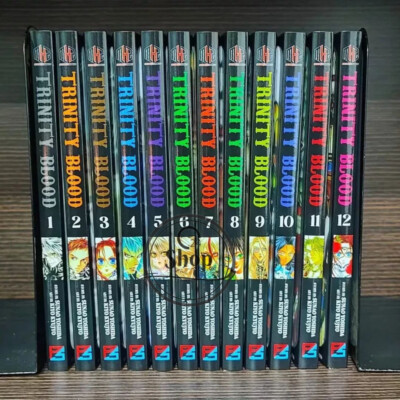 TrinityBlood小説セット Trinity Blood NEW Manga English Volume 1-12 Full Set Comic By