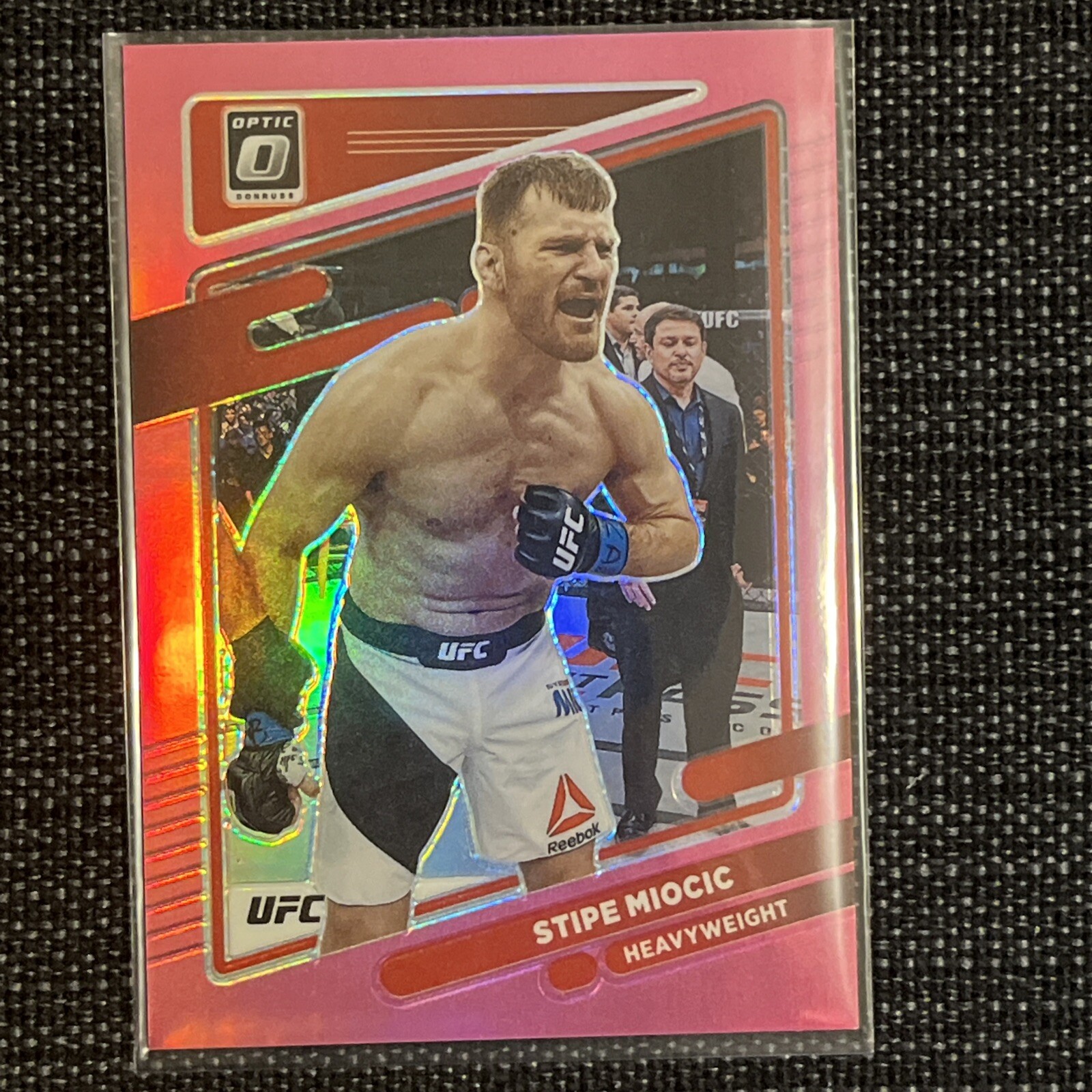2022 Panini Donruss Optic UFC- Pink #50 Stipe Miocic /25