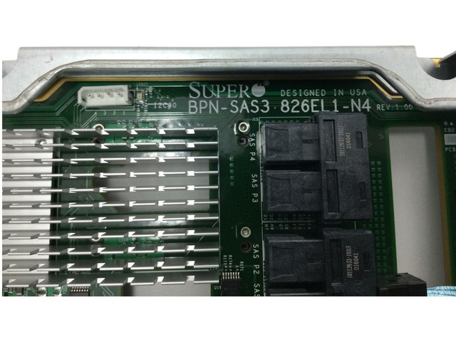Supermicro BPN SAS3 826EL1 N4 SAS 12Gb s Single Expander Backplane 