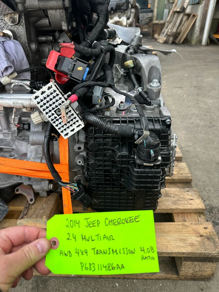 14 JEEP CHEROKEE COMPASS 2.4 AWD AUTOMATIC TRANSMISSION P68311486AA 14-18 62K - Image 4 of 4