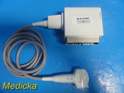 GE C551 P/N 9607DB Convex Array Ultrasound Transducer Probe ~ 21201