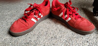 Adidas BUCKTOWN Mens Size 12 Shoes RED white Skateboarding trefoil beige |  eBay