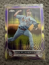 2022 Topps Chrome Sonic - Purple & Yellow Sonic Pulse Refractor #195 Jack /299