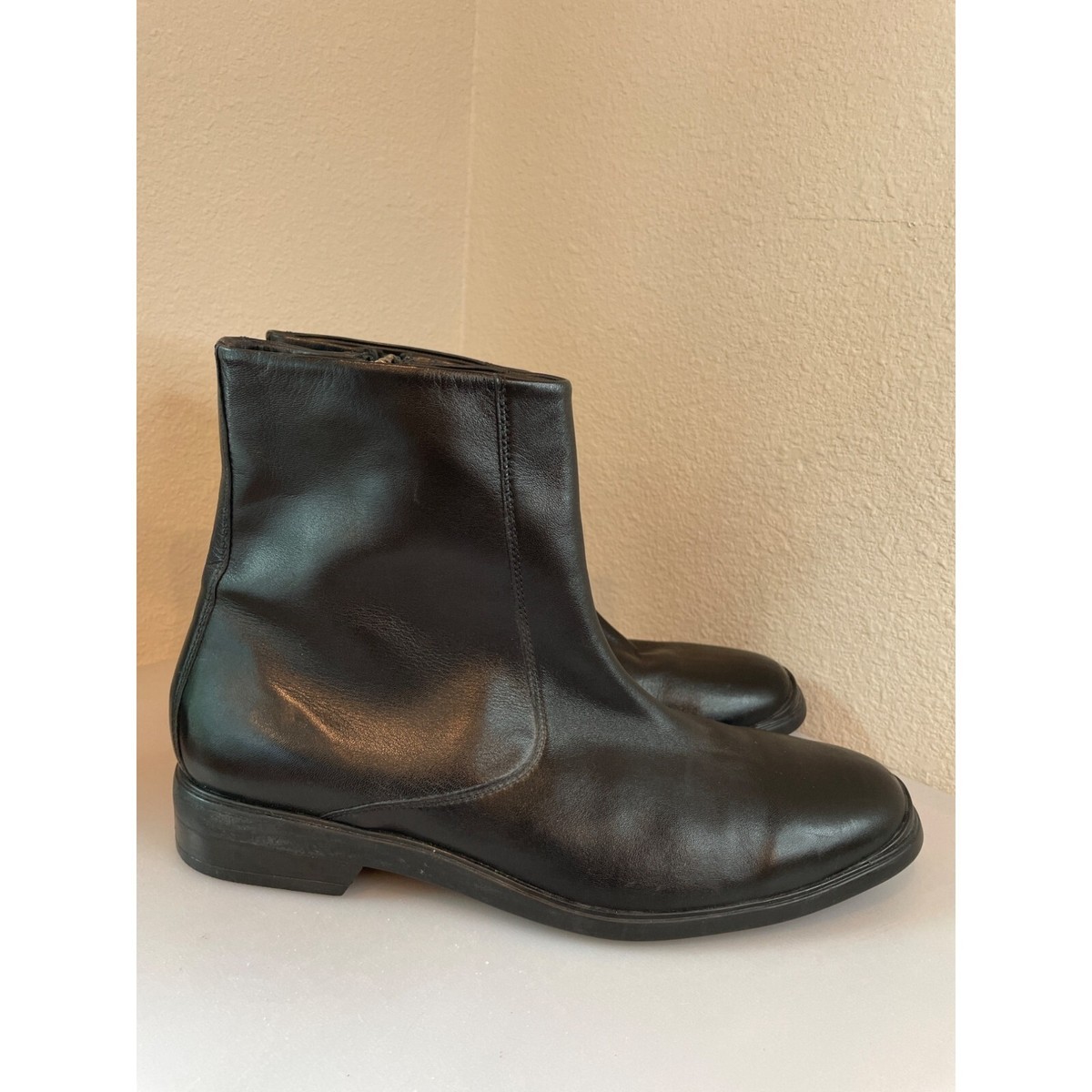 Cole Haan Collab Black Waterproof Zip Side Boots | eBay display picture 1
