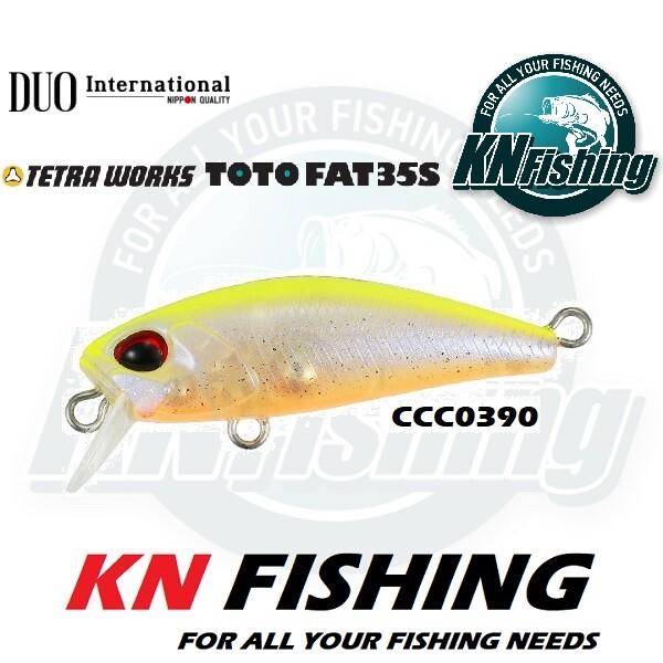 Leurre Flottant Duo Tetra Works Toto Fat 35F - 35mm, 1.8g, Pour Pêche En Mer, Couleur CCC0390
